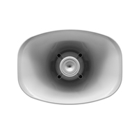 Altavoz de Bocina Activo Impermeable para Interiores y Exteriores, Altavoz de Bocina Potente de Largo Alcance para Escuelas