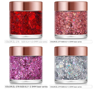 Gel pailleté caméléon de maquillage vente en gros Gel pailleté liquide pour ongles et yeux