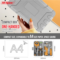 Kit d'outils manuels professionnels 20 pièces en acier à haute teneur en carbone pour la maison et l'extérieur, comprenant clés et douilles, pour réparation domestique, avec mallette rigide, OEM