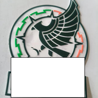 Écusson de football Copa Mexique 2026-2027, écologique, en silicone TPU découpé au laser, gaufré 3D, avec étiquette tissée Tatami, autocollant pour maillot