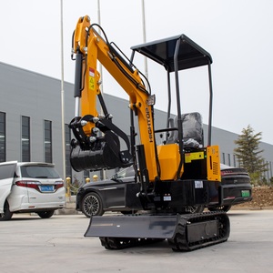 Productos Más Vendidos, Suministro de Primera Calidad, Garantía de 1 Año, Mini Excavadora de 1 Tonelada de Peso Operativo, Contrapeso, Tipo Oruga - Product Image 3