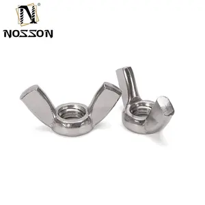 DIN 315 Stainless Steel M6 Wing Nuts DIN315 M3 M4 M5 M6 M8 Wing Nuts Factory With Competitive Price