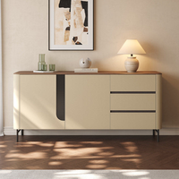 Buffet Minimaliste Moderne de Luxe Léger, Meuble de Rangement pour Salle à Manger, Meuble d'Entrée Mural, Tables Consoles pour Salon