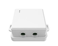 Boîtier étanche IP65 en plastique ABS personnalisé pour détecteurs de température et d'humidité industriels à montage mural