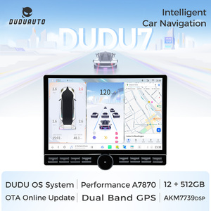Duduauto dudu7 12.9 ''carplay Auto <span class=keywords><strong>Android</strong></span> phổ đài phát thanh xe máy nghe nhạc cho với Xiaomi SU7 phong cách nút - Product Image 2