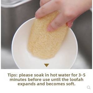 Chiffon Luffa naturel sans huile pour le lavage de la vaisselle Pulpe de luffa comme outil de lavage de la vaisselle Loofah Brosse Pan Cleaner - Product Image 4