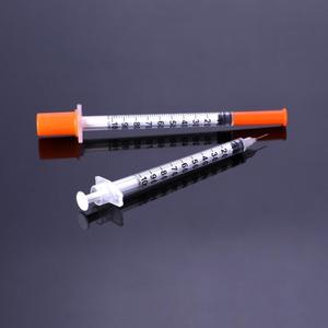 <span class=keywords><strong>Jeringa</strong></span> Veterinaria para <span class=keywords><strong>Insulina</strong></span> Afalite, 0.3ml 0.5ml 1ml, <span class=keywords><strong>Jeringa</strong></span> <span class=keywords><strong>de</strong></span> Seguridad Desechable y Estéril con Tapa Naranja para Animales - Product Image 3
