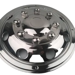 high quality truck &bus wheel cover 19.5inch stainless steel hubcaps