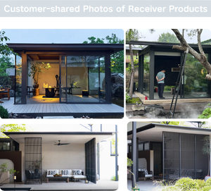 Pergola de luxe à toit fixe avec cadre en aluminium 6063-T5 robuste pour jardins de villas et terrasses sur le toit - Product Image 4