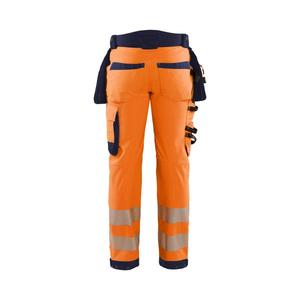 BLAKLADER - 182025135389C60 <b>Hi</b>-<b>vis</b> Softshell trousers <b>Orange</b>/Navy blue - EAN 7330509873342 <b>HI</b>-<b>VIS</b> WORKWEAR - Product Image 2