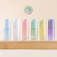 Flacon roll-on en verre dégradé rose 5ml 10ml, rechargeable, pour parfum et huiles essentielles MY231210