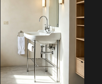 Pieds de meubles en acier inoxydable chromé poli, cadres d'armoires, meubles de salle de bain, bases de table, meubles de lavabo, meubles de salle de bain, meubles de chambre