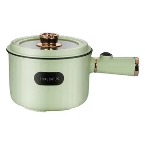 Portable Electric Cooking Pot 1.8 Liter Home Appliance Cooker Portable Hot Pot With Steamer Portable Pot