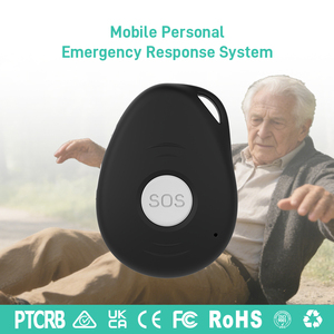 Système de réponse aux urgences avec bouton SOS EV-07B, mini traceur GPS 4G, communication bidirectionnelle, télésoin, avec clip ceinture pour les personnes âgées - Product Image 3