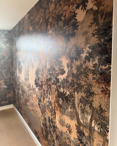 Papier peint mural paysager neutre beige pour espaces de vie contemporains - Product Image 4