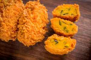 Croquette japonaise Golden Frozen Fried Pumpkin Cake - Product Image 4