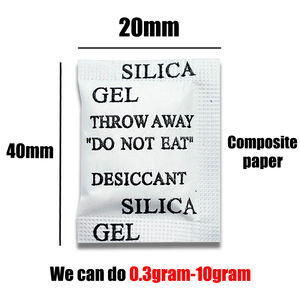 Sac de film d'aluminium avec logo personnalisé pour le commerce électronique Paquet de papier déshydratant de gel de silice 10 pièces/50 pièces/100 pièces/200 pièces/paquet emballé individuellement - Product Image 6