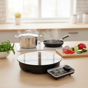 Cuisinière à <span class=keywords><strong>induction</strong></span> électrique multifonction professionnelle 2200W avec commande tactile pour usage commercial en hôtel et restaurant, prête pour la préparation de hot pot - Product Image 3