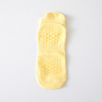 Chaussettes courtes tricotées en coton anti-bactériennes et antidérapantes pour le yoga, le sport, le fitness et le Pilates, sans coutures, pour femme, usage quotidien en intérieur, collection automne