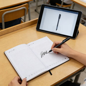 Stylo intelligent effaçable en métal à attraction magnétique avec pointe remplaçable pour la <span class=keywords><strong>prise</strong></span> <span class=keywords><strong>de</strong></span> <span class=keywords><strong>notes</strong></span>, la synchronisation, la conversion <span class=keywords><strong>de</strong></span> documents, la traduction et l'application étudiante - Product Image 2