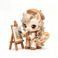 Figurine de Cheval en PVC Personnalisable et Amusante, Boîte Mystère 9cm, Jouet Promotionnel, Figurine de Collection Designer, Cadeau, Jouet d'Art, Collections