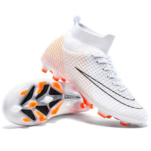 <span class=keywords><strong>Botas</strong></span> de Fútbol Profesionales Unisex para Entrenamiento al Aire Libre, Tacos <span class=keywords><strong>Cr7</strong></span> de Tobillo Alto Resistentes a Impactos para Hombre - Product Image 5