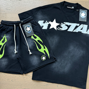 Camisetas de Hombre Oversize de Alta Calidad con Estampado Gráfico H-Star, Estilo Vintage Lavado, NFC, de Gran Gramaje, Top 1:1 Hell - Product Image 1