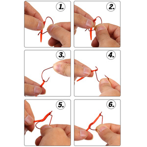 3.5Cm 0.25G 100 cái/túi Sống Động Như Thật Mùi Cá Màu Đỏ Mềm Lures Mô Phỏng Giun Đất Đỏ Sâu Cá Nhân Tạo Lures - Product Image 5