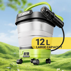 Nettoyeur haute pression portable sans fil avec réservoir <span class=keywords><strong>d</strong></span>'<span class=keywords><strong>eau</strong></span> pliable de 12 L, batterie de 2000 mAh, charge Type-C pour voiture, vélo, <span class=keywords><strong>camping</strong></span> - Product Image 6