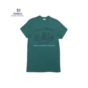 100% Cotton Summer Custom Size O Neck Fashionable Short Sleeved Garment Pigment Printed Tee Shirt For Mens From Bangladesh