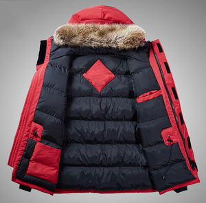 Manteau de <span class=keywords><strong>fourrure</strong></span> de <span class=keywords><strong>Ski</strong></span> imperméable pour hommes, de haute qualité, doudoune imperméable, personnalisé, pour l'hiver, vente en gros - Product Image 3