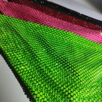 Luxe Autre Écharpe Fête Paillettes Foulard Mouchoirs Cristal Maille Femmes Club Écharpe