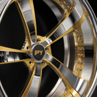 Jantes de camion PY Factory Off-Road Monoblock forgées 20 6x135 Star Gunmetal homologuées DOT pour Chevrolet Tahoe