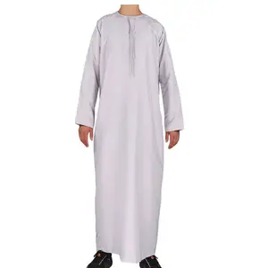 Wholesale Price Muslim Oman Style Pray Man Jubba Arab Qamis For Ramadan