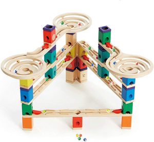 Il marmo di legno della corsa di qualità del giocattolo educativo della costruzione per le famiglie astute il gioco sicuro ed intelligente insieme - Product Image 3