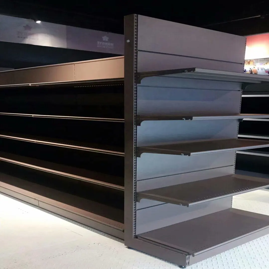 Suzhou Hongye OEM Super Market France scaffale personalizzato Design europeo Cefla scaffali con lunga durata per la vendita al dettaglio