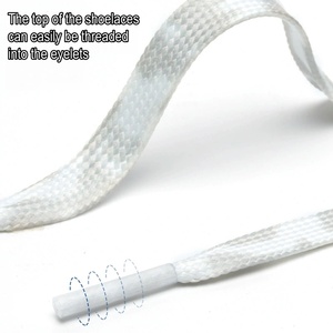 Cordones planos de correas de poliéster ecológicos Tie Dye para <span class=keywords><strong>zapatillas</strong></span> de deporte coloridas Cordones deportivos atléticos - Product Image 5