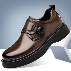 Mocasines de Vestir Antideslizantes de PU para Hombre, para Todas las Temporadas, Cómodos, Formales, para Uso Diario, Calzado para Oficina y Carrera Profesional - Product Image 2