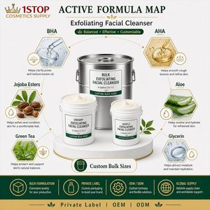 <strong>Green</strong> Mud Seaweed Facial Scrub All Skin Types Brightening Exfoliating Pore <strong>Cleaning</strong> for Adults' Face Private Label Skincare - Product Image 3