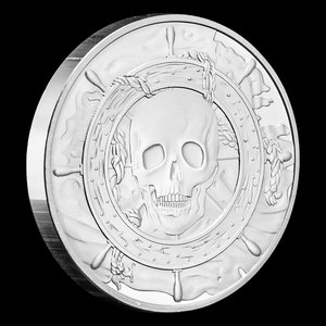 Bạc mạ PRIVATEER Kraken đồng xu với viên nang siêu cao cứu trợ nghệ thuật sưu tập kỷ niệm lưu niệm cho món quà hoặc hiển thị - Product Image 1