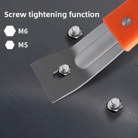 Kit d'outils multifonction en acier inoxydable : barre de levier, extracteur de clous, marteau de menuisier, spatule à mastic, pour rénovation et usage domestique, fabriqué en Chine
