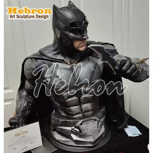 Statue de buste de Batman sur mesure, personnage <span class=keywords><strong>Marvel</strong></span>, figurine de film d'action grandeur nature pour décoration. - Product Image 5