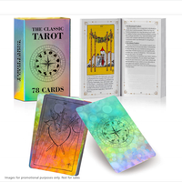 Jeu de tarot holographique personnalisé avec impression de cartes de tarot en gros