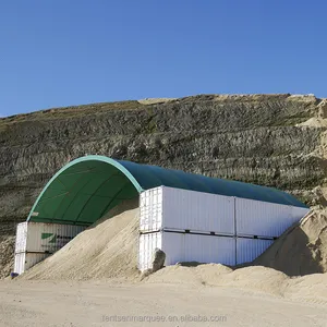 Copertura in Pvc da 650gsm in acciaio zincato a caldo per Container da 20 piedi a buon mercato per lo stoccaggio