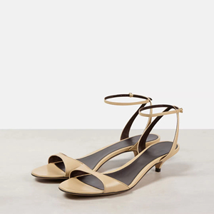Nuovi stili di moda <span class=keywords><strong>Sexy</strong></span> <span class=keywords><strong>ragazza</strong></span> rotonda punta aperta scarpe con tacco e fibbia alla caviglia sandali con tacco basso per le donne - Product Image 4