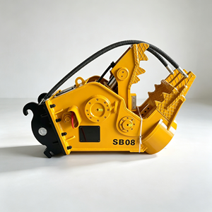 Pulvérisateur de béton hydraulique C08 de haute qualité, accessoire d'excavatrice pour excavatrice de 18 à 24 tonnes, pinces de démolition et de broyage - Product Image 1