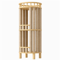 Tour d'escalade pour chat de qualité supérieure, ronde, avec plusieurs poteaux à gratter en sisal, arbre à chat pour l'activité des chats d'intérieur