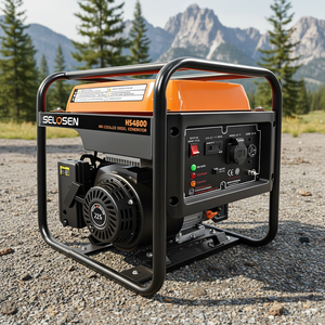 Générateur à essence SELOSEN 3KW-5KW 4.5KW à cadre ouvert réglable, 220V 110V/230V, démarrage électrique, portable, <span class=keywords><strong>pour</strong></span> la construction - Product Image 1