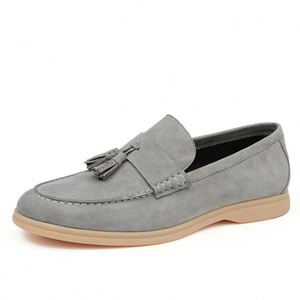 Chaussures Oxford carrées de luxe faites à la main, en cuir de vachette de première qualité, respirantes, légères, antidérapantes, anti-odeurs, pour le bureau, les affaires et les mariages - Product Image 2