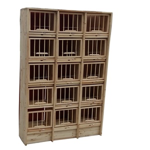 Nidal Ajustable de Madera para Palomas con Diseño de Agujero de Árbol y Jaula Emparejada para Cría - Product Image 6
